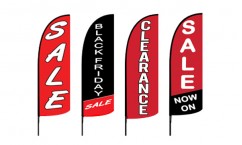 Sale Advertising Flags